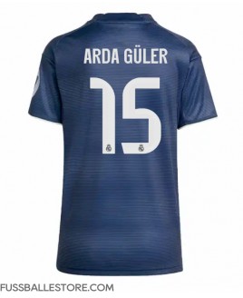 Günstige Real Madrid Arda Guler #15 Auswärtstrikot Damen 2025-26 Kurzarm